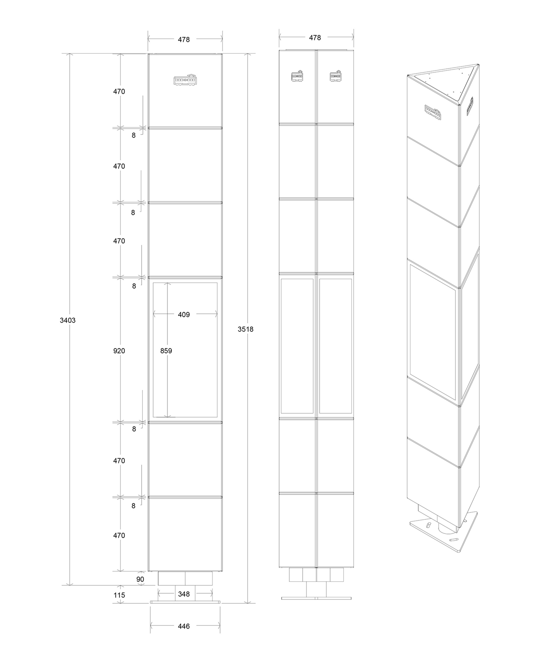 Buitenmuseum, Routing, Museum, Stadsbakens